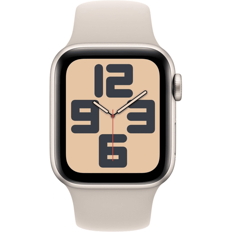 Ourfriday | Apple Watch SE 2023 2nd Generation (GPS, 40mm) - Starlight  Aluminium Case with S/M Starlight Sport Band