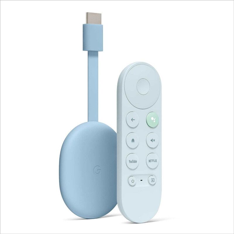 Ourfriday | Google Chromecast with Google TV 4K and Voice Remote - Sky