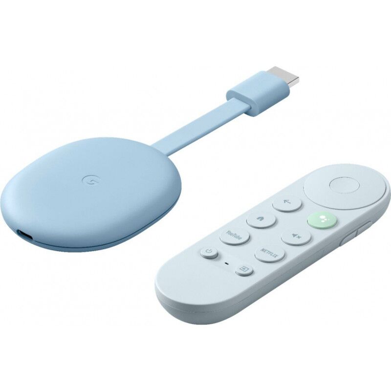 Ourfriday | Google Chromecast with Google TV 4K and Voice Remote - Sky