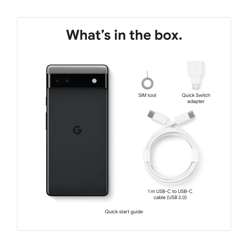 Ourfriday | Google Pixel 6a 5G Smartphone (6+128GB) - Chalk