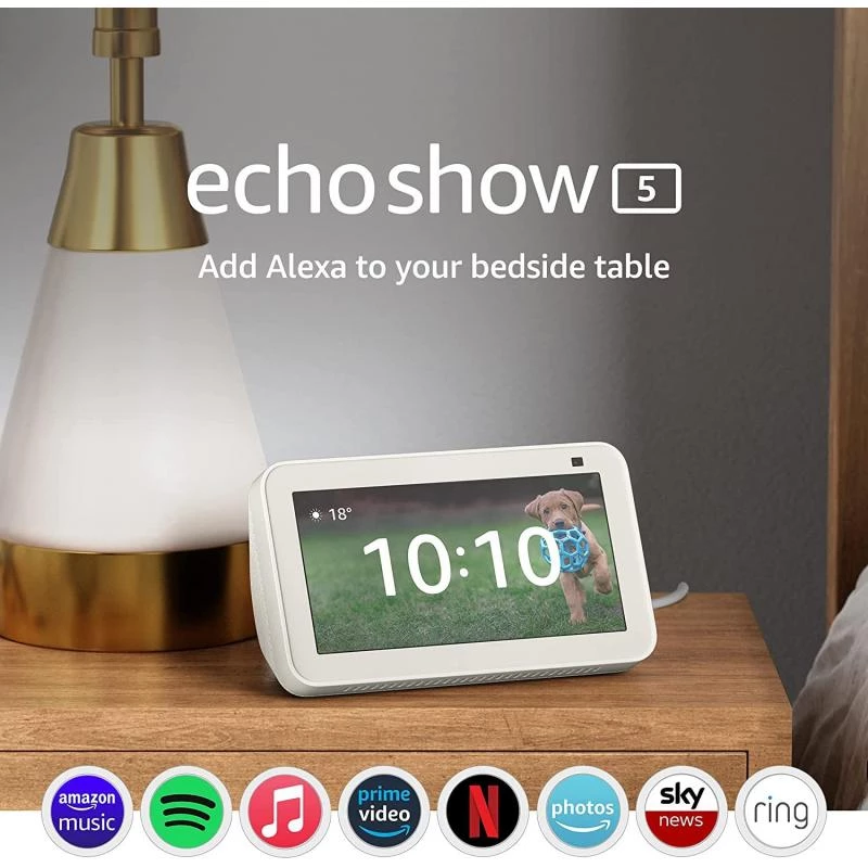 Ourfriday | Amazon Echo Show 5 (2nd Generation, 2021 Release) - Glacier  White