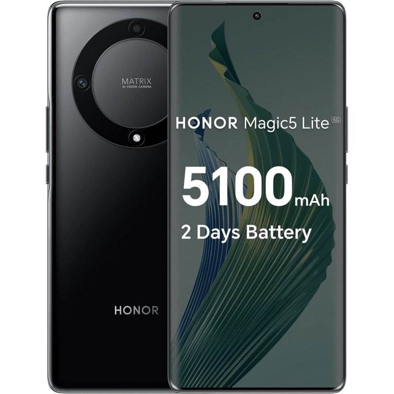 Ourfriday | Honor Magic5 Lite 5G Smartphone (8+256GB) - Midnight Black