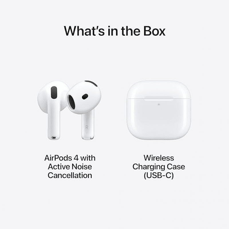 Ourfriday Apple AirPods 4th Generation with USB C Charging Case With Active Noise Cancellation