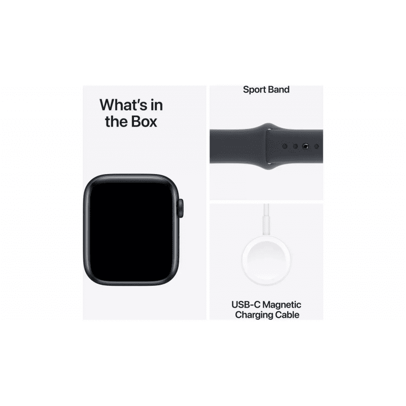 Ourfriday | Apple Watch SE 2024 2nd Generation (GPS, 44mm) - Midnight  Aluminium Case with M/L Midnight Sport Band