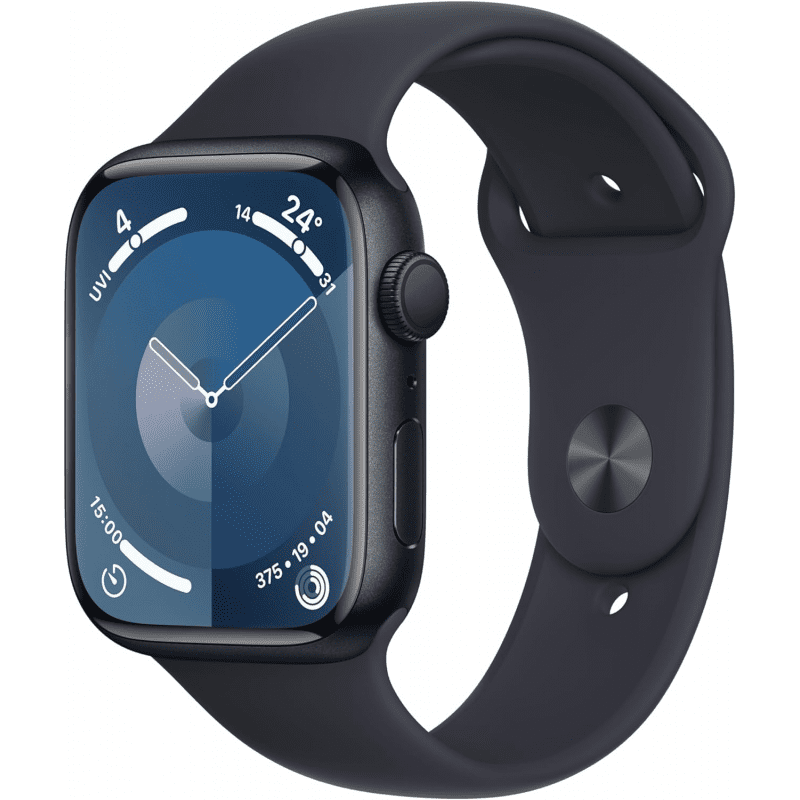 Ourfriday | Apple Watch Series 9 (GPS, 41mm) - Midnight Aluminium Case with  M/L Midnight Sport Band