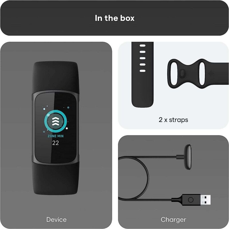 Fitbit Charge 5 Advanced Health & Fitness Tracker high quality with Built-in GPS, Stress Mana