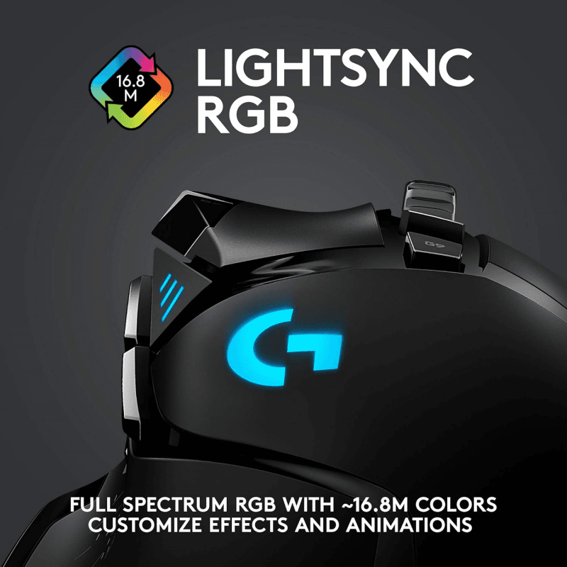 Logitech G502 Lightspeed high quality Wireless Optical Gaming Mouse with RGB Lightsync