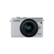 CANON EOS M100 Mirrorless Camera with EF-M 15-45 mm f/3.5-6.3 IS STM Lens - White